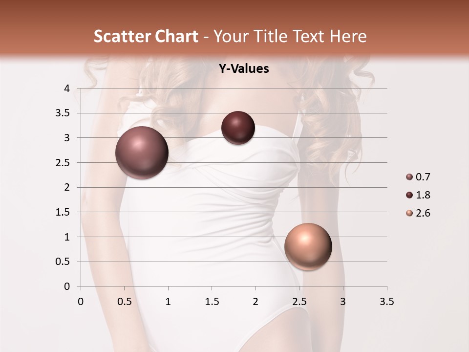 Girl In Swimsuit PowerPoint Template