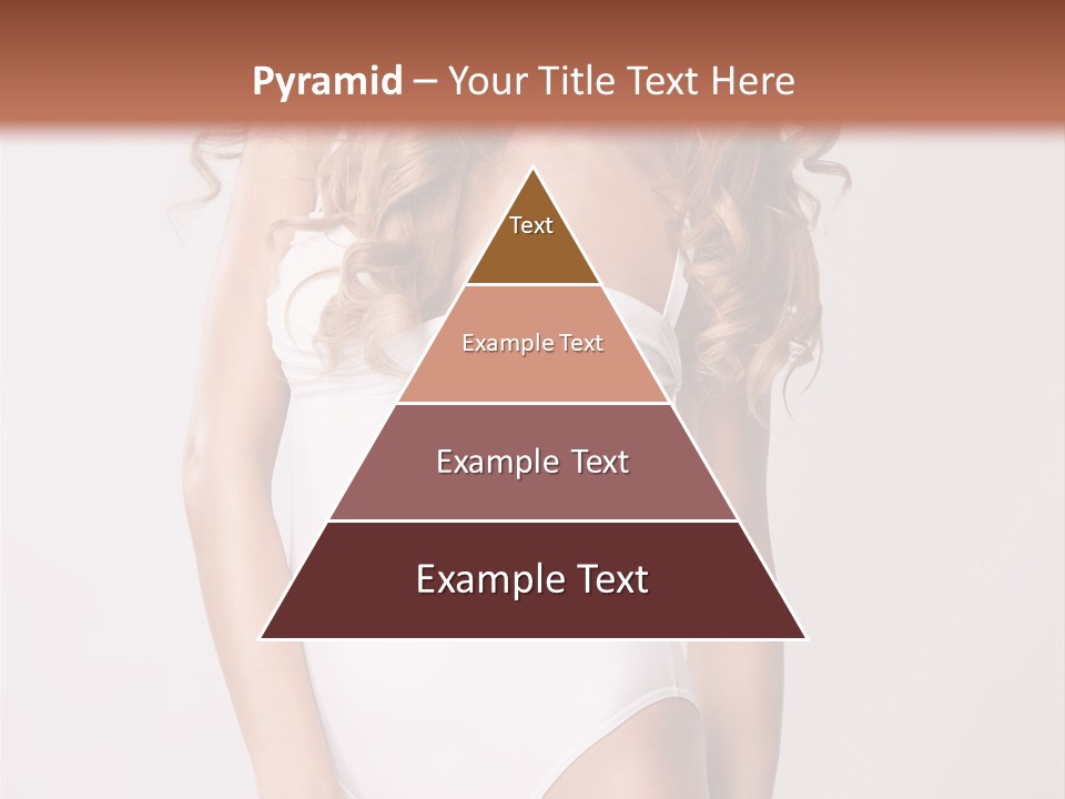 Girl In Swimsuit PowerPoint Template