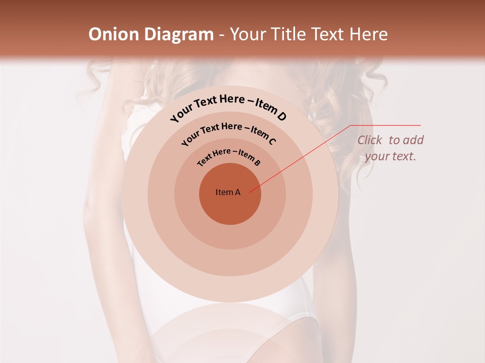 Girl In Swimsuit PowerPoint Template