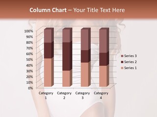 Girl In Swimsuit PowerPoint Template