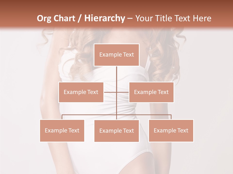 Girl In Swimsuit PowerPoint Template