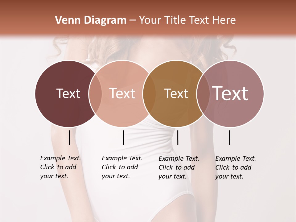 Girl In Swimsuit PowerPoint Template