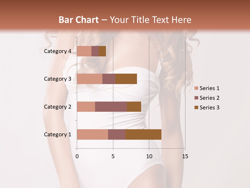 Girl In Swimsuit PowerPoint Template