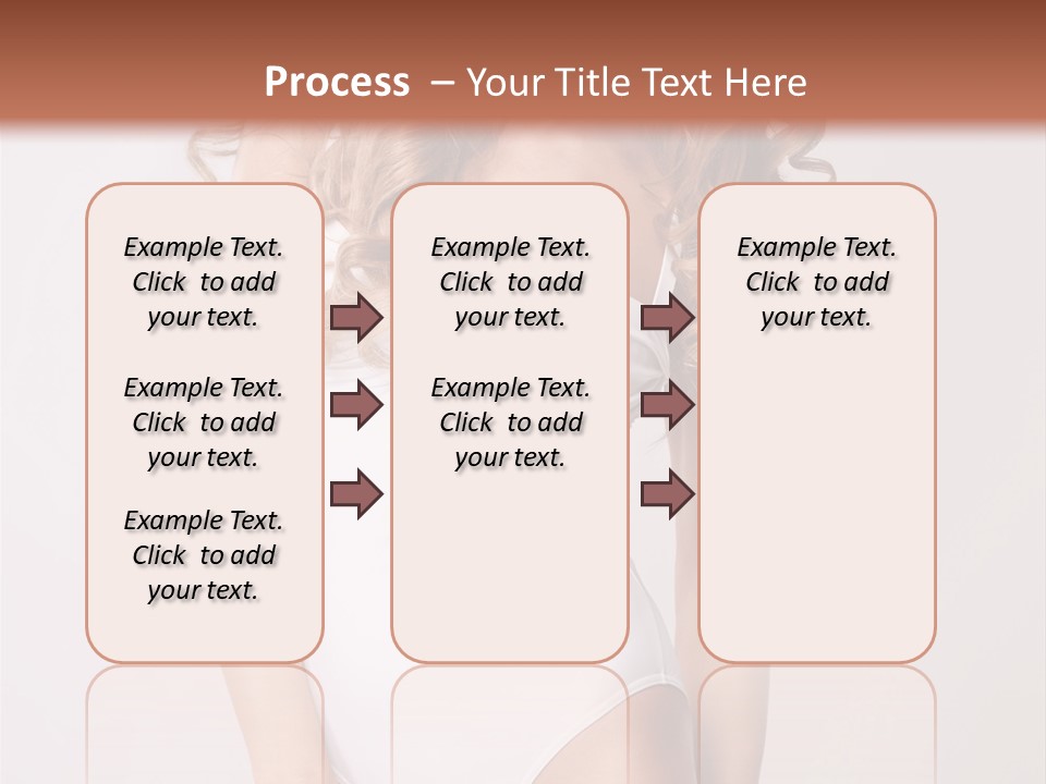 Girl In Swimsuit PowerPoint Template