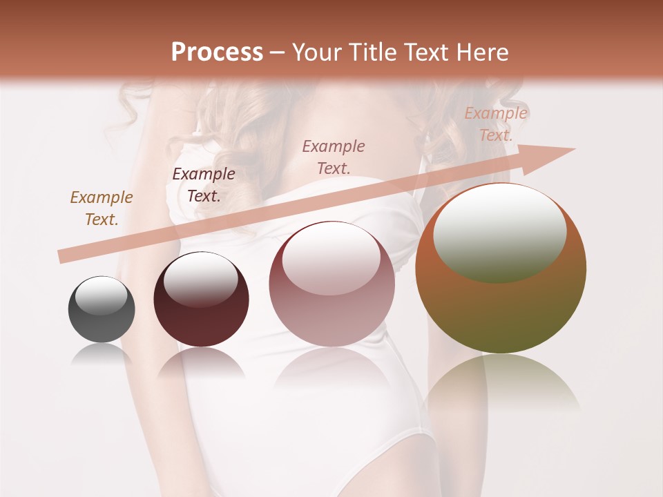 Girl In Swimsuit PowerPoint Template