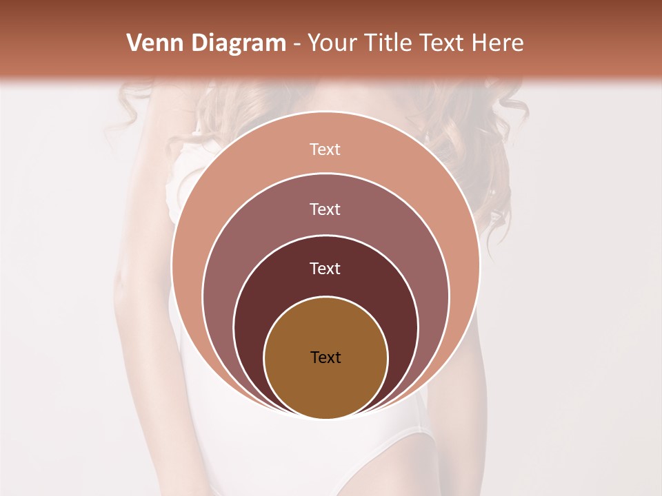 Girl In Swimsuit PowerPoint Template