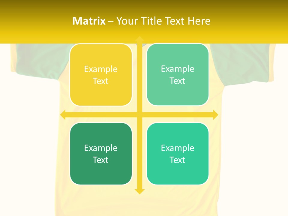 Yellow T-Shirt PowerPoint Template
