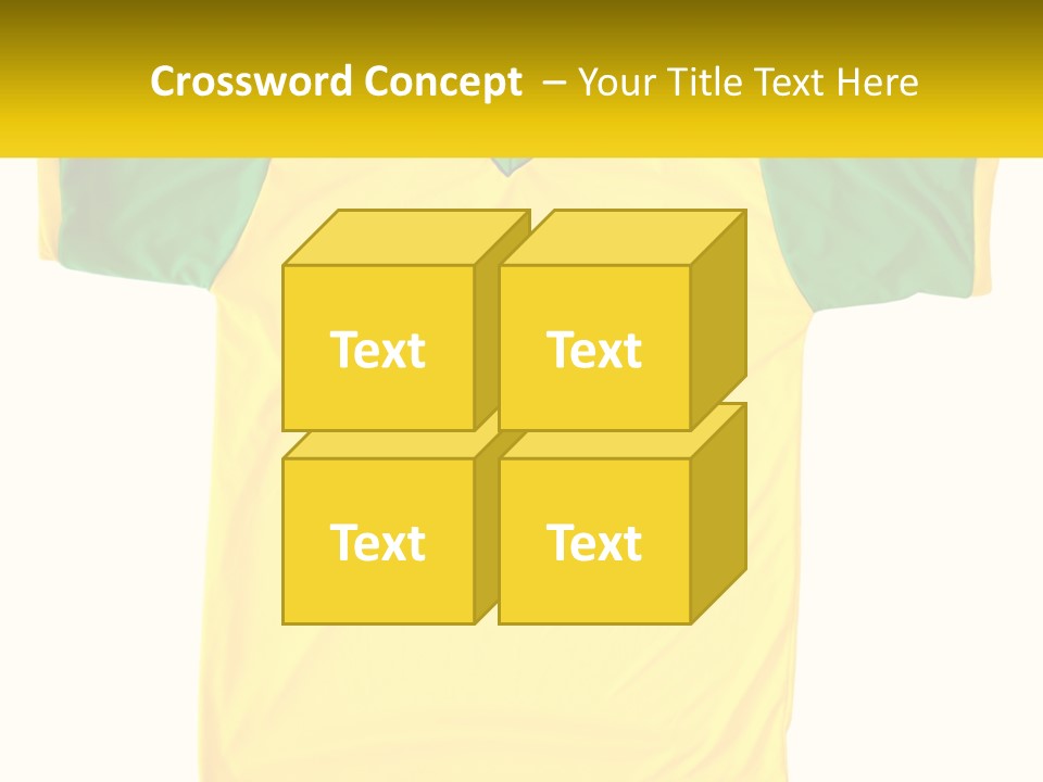Yellow T-Shirt PowerPoint Template