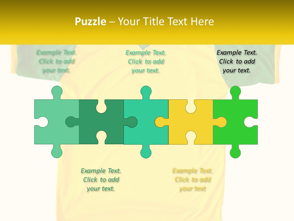 Yellow T-Shirt PowerPoint Template