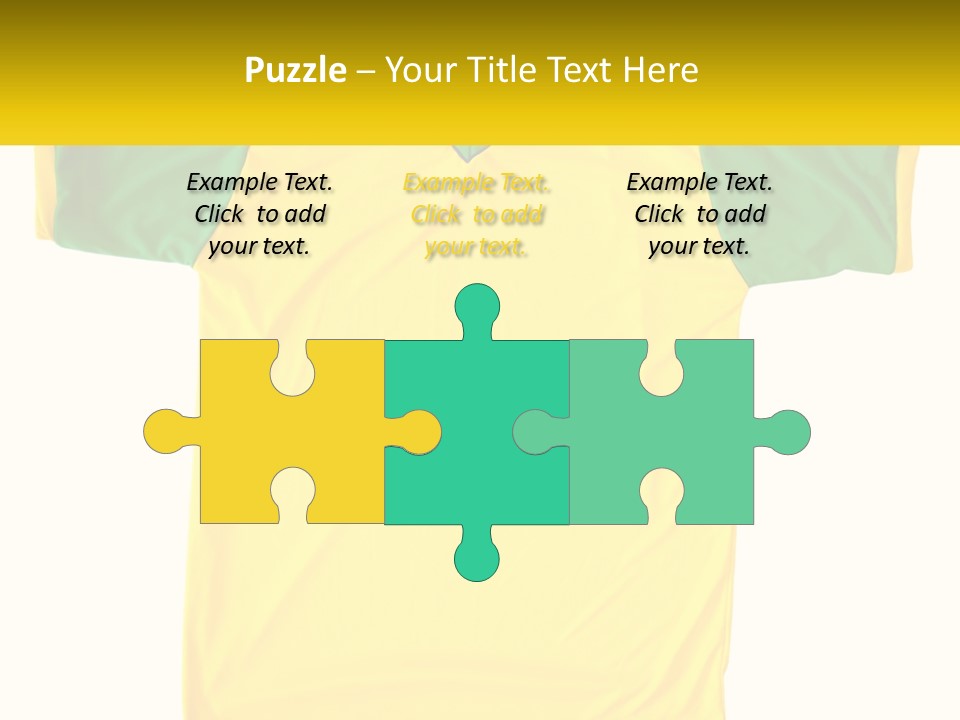 Yellow T-Shirt PowerPoint Template