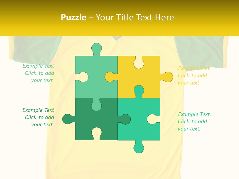 Yellow T-Shirt PowerPoint Template