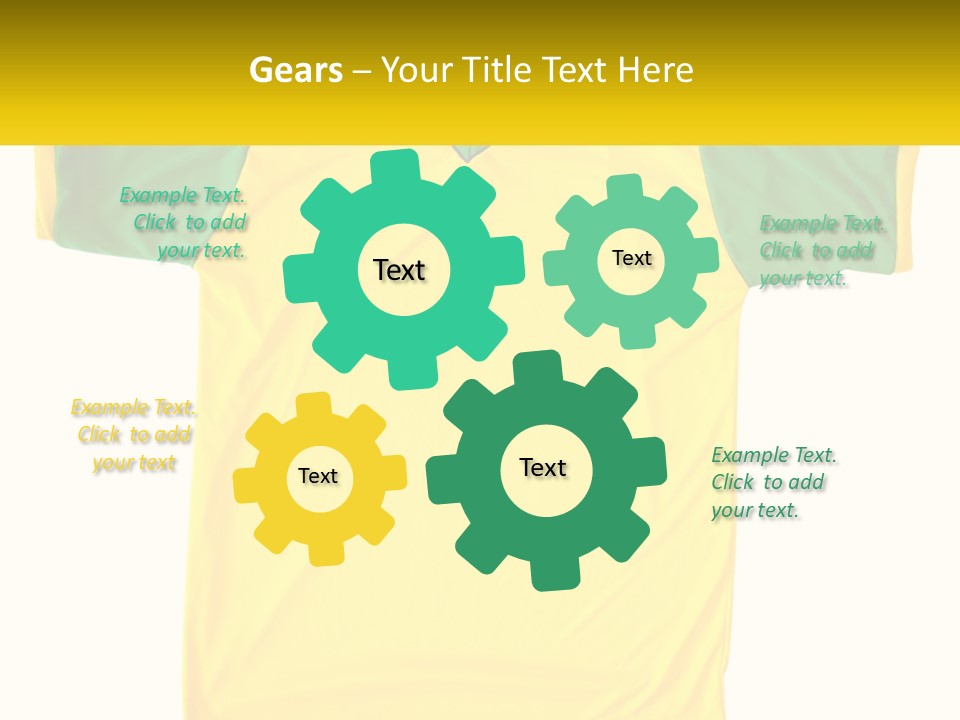 Yellow T-Shirt PowerPoint Template