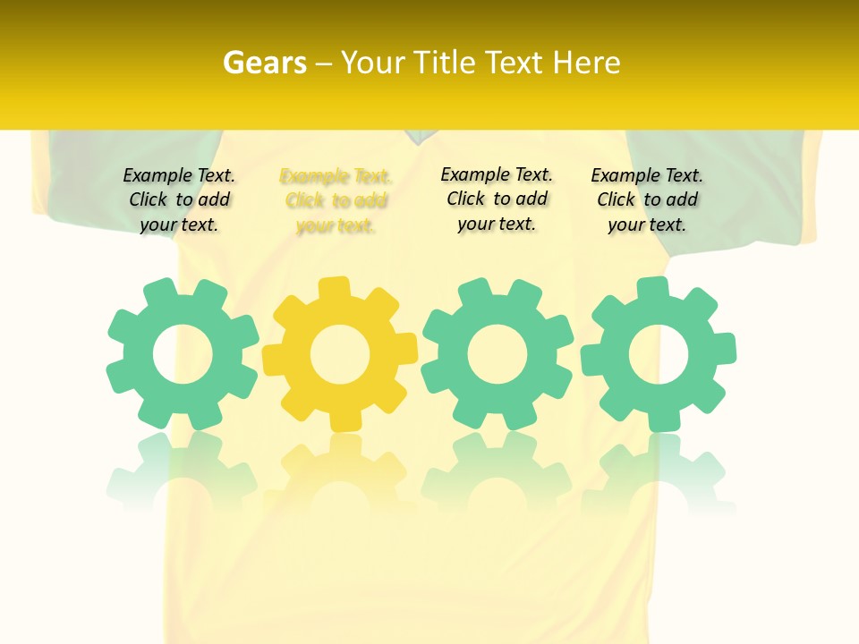 Yellow T-Shirt PowerPoint Template