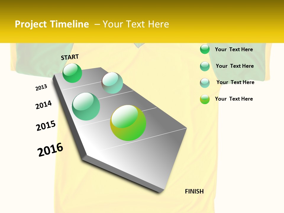 Yellow T-Shirt PowerPoint Template