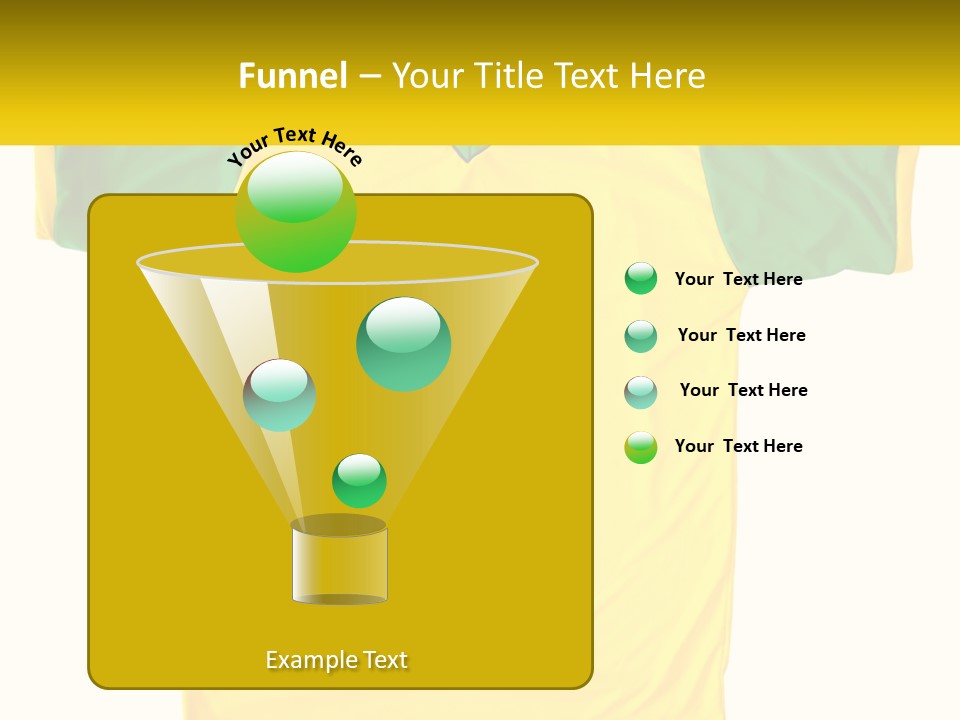 Yellow T-Shirt PowerPoint Template