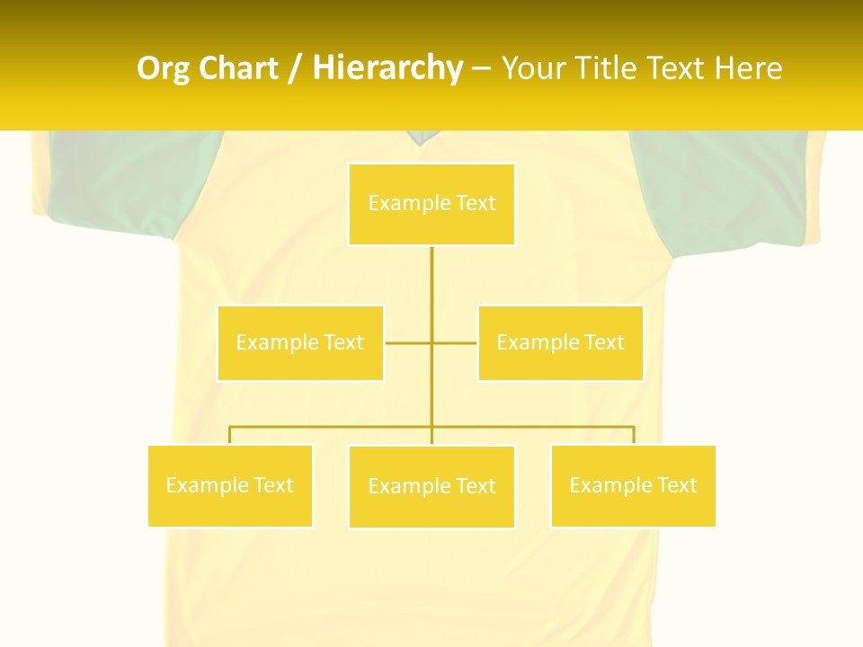 Yellow T-Shirt PowerPoint Template