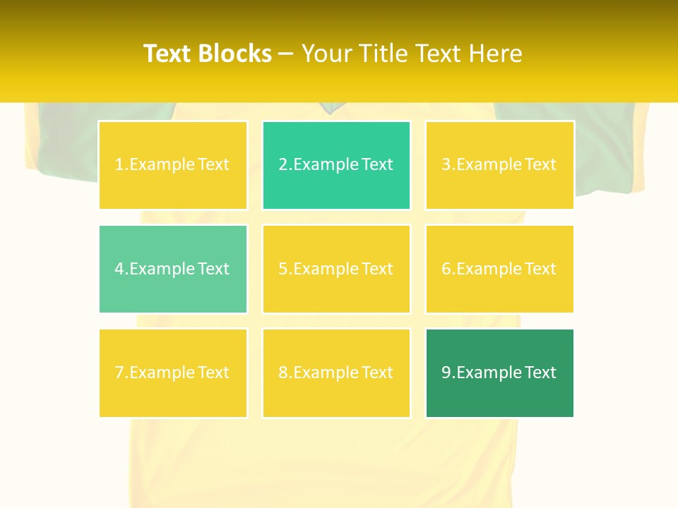 Yellow T-Shirt PowerPoint Template