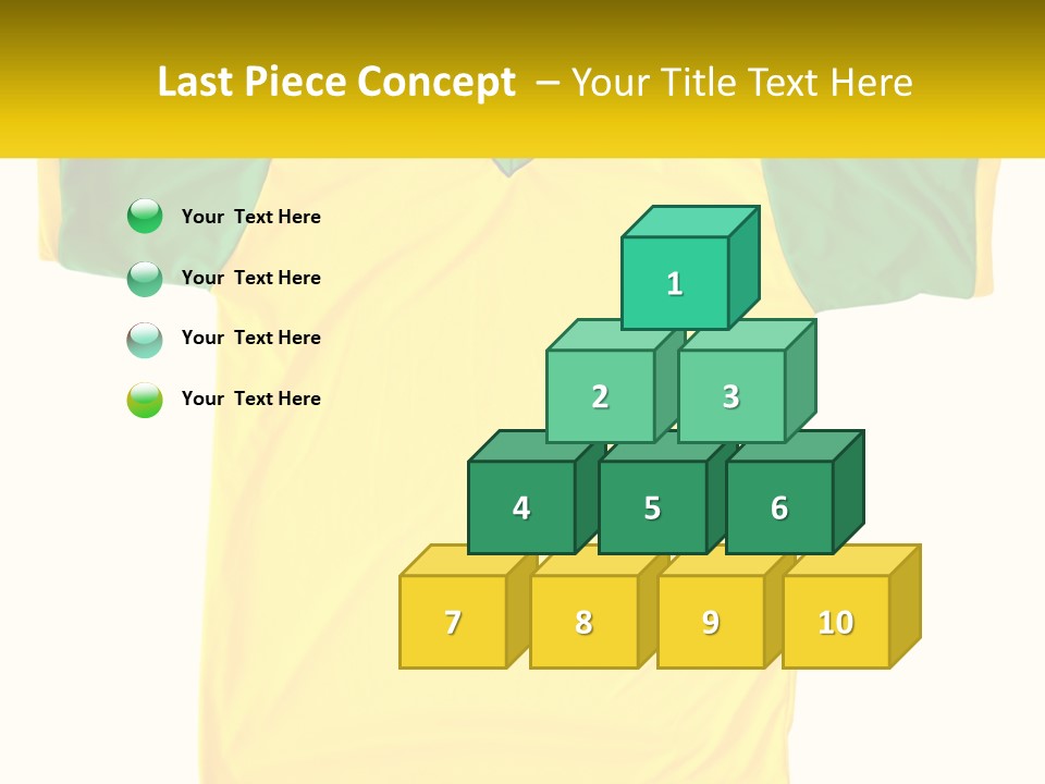 Yellow T-Shirt PowerPoint Template
