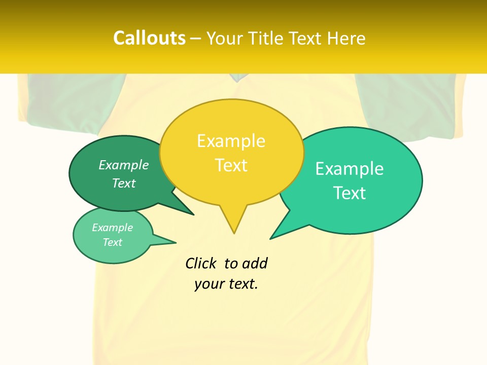 Yellow T-Shirt PowerPoint Template