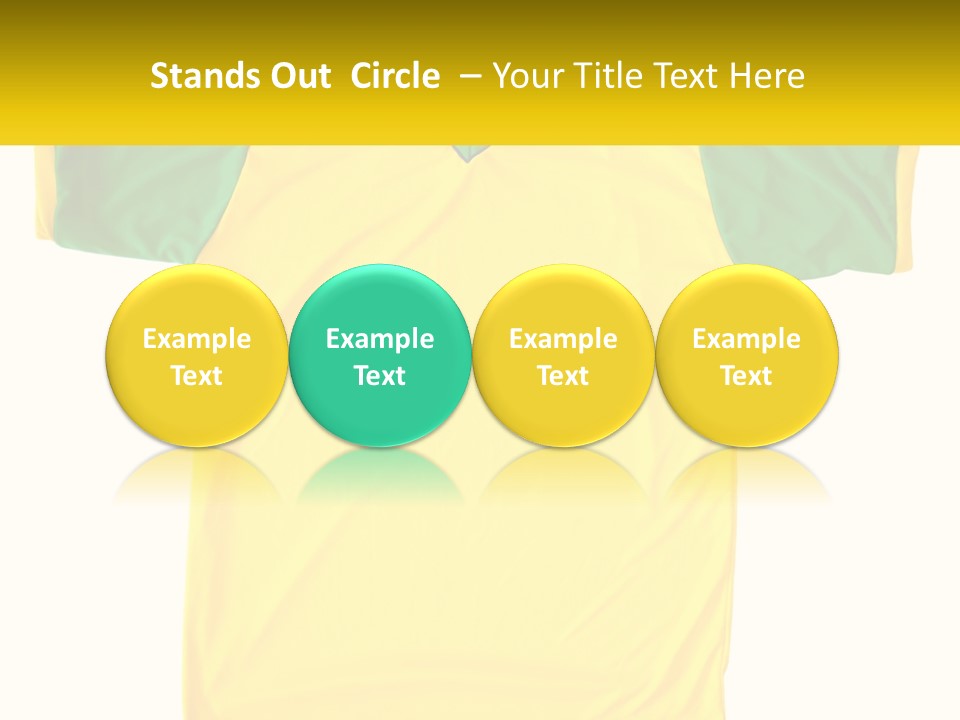 Yellow T-Shirt PowerPoint Template