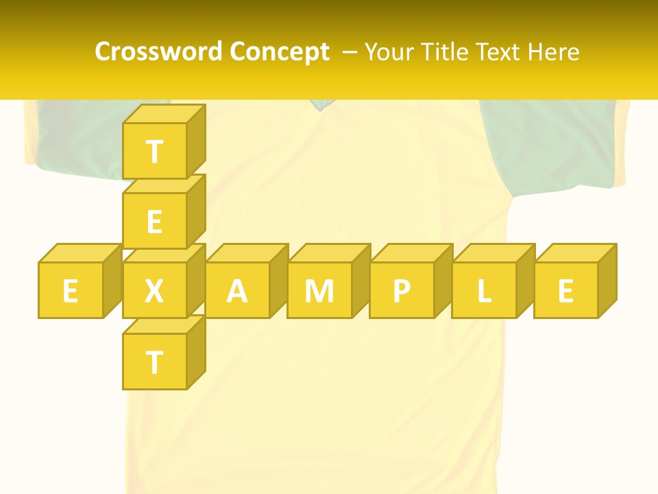 Yellow T-Shirt PowerPoint Template