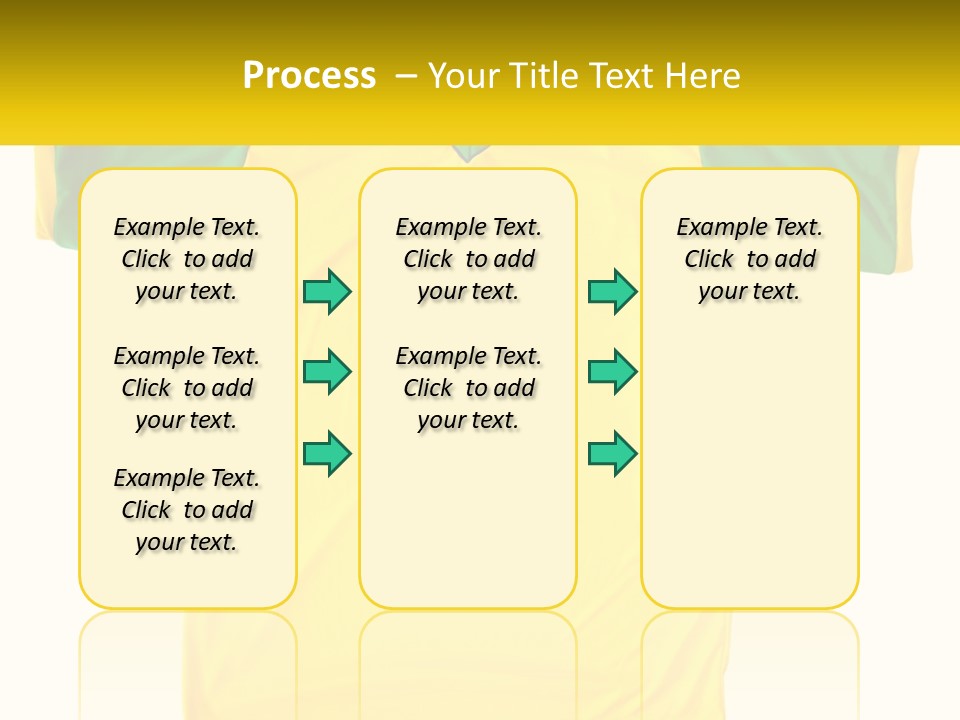 Yellow T-Shirt PowerPoint Template