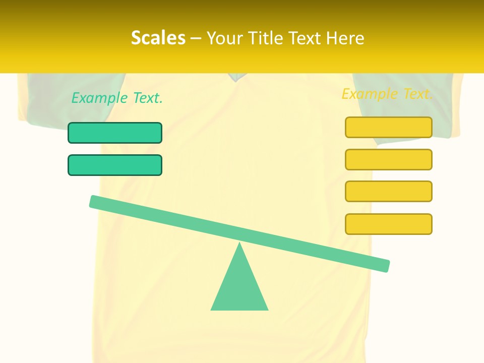 Yellow T-Shirt PowerPoint Template