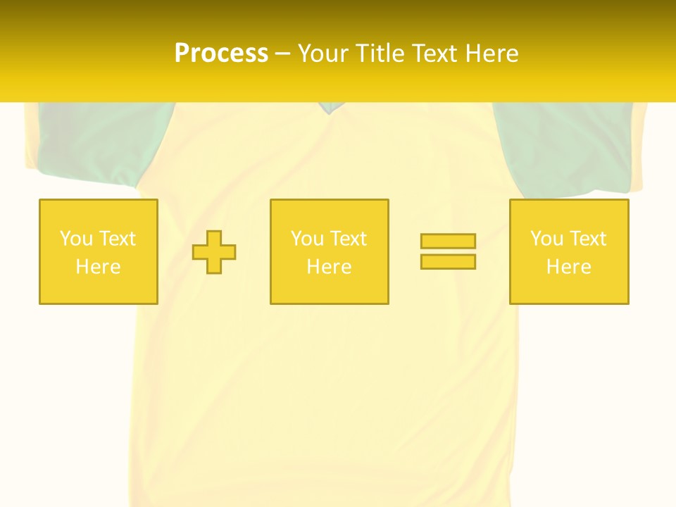 Yellow T-Shirt PowerPoint Template