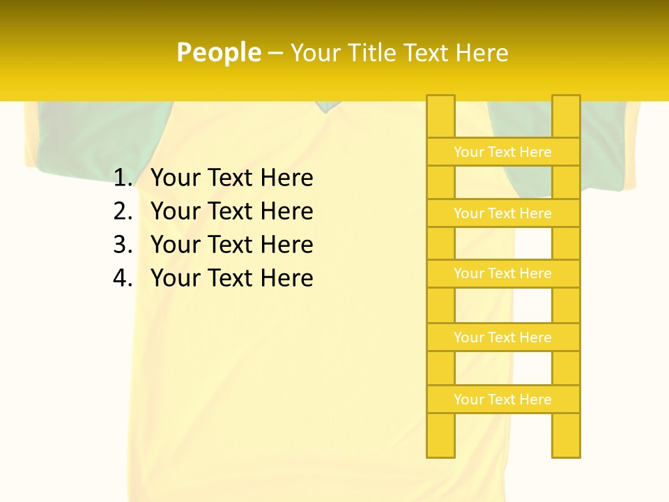 Yellow T-Shirt PowerPoint Template