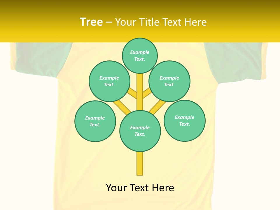 Yellow T-Shirt PowerPoint Template