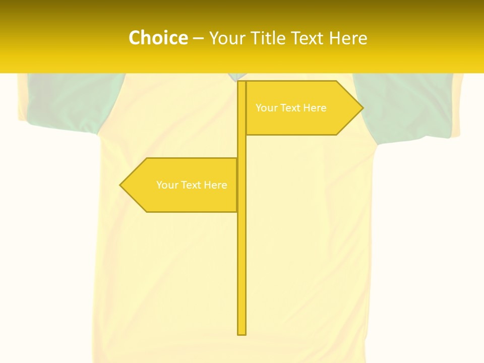 Yellow T-Shirt PowerPoint Template