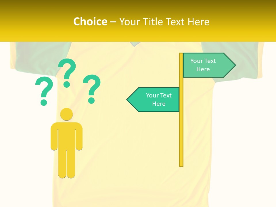 Yellow T-Shirt PowerPoint Template