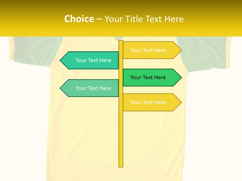 Yellow T-Shirt PowerPoint Template