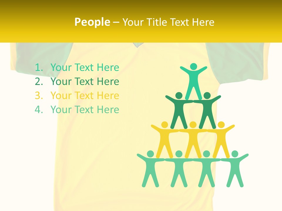 Yellow T-Shirt PowerPoint Template