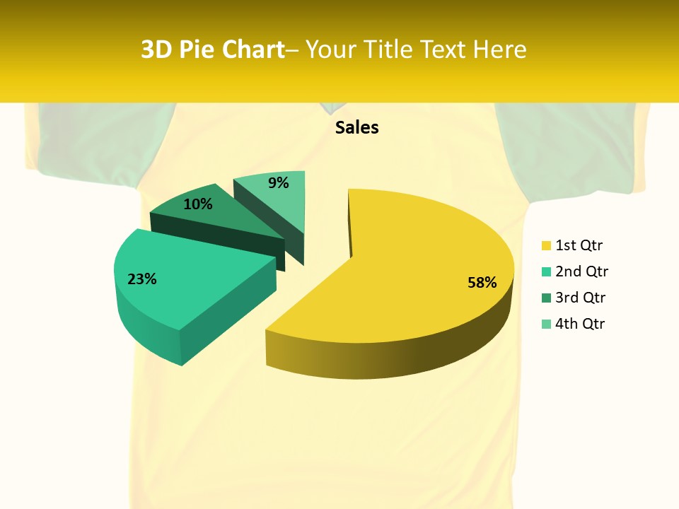 Yellow T-Shirt PowerPoint Template