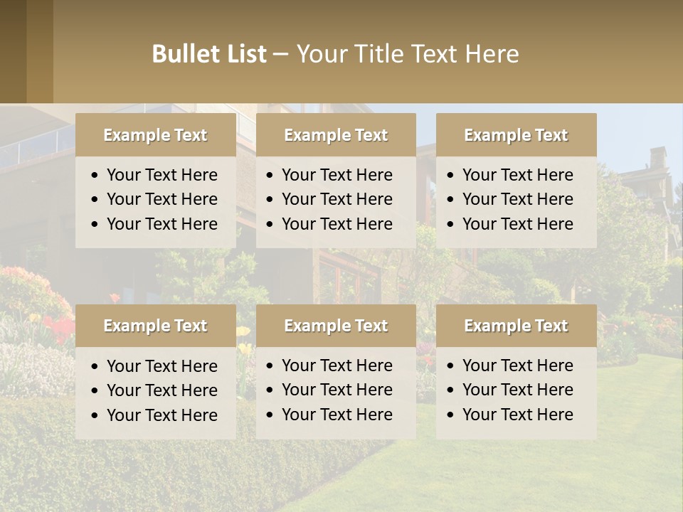 Vacation Home PowerPoint Template