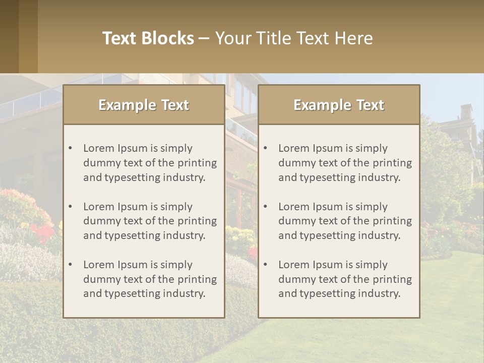 Vacation Home PowerPoint Template