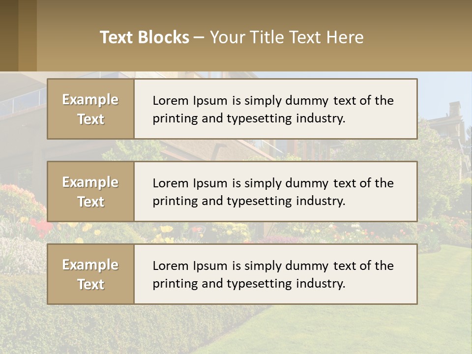 Vacation Home PowerPoint Template