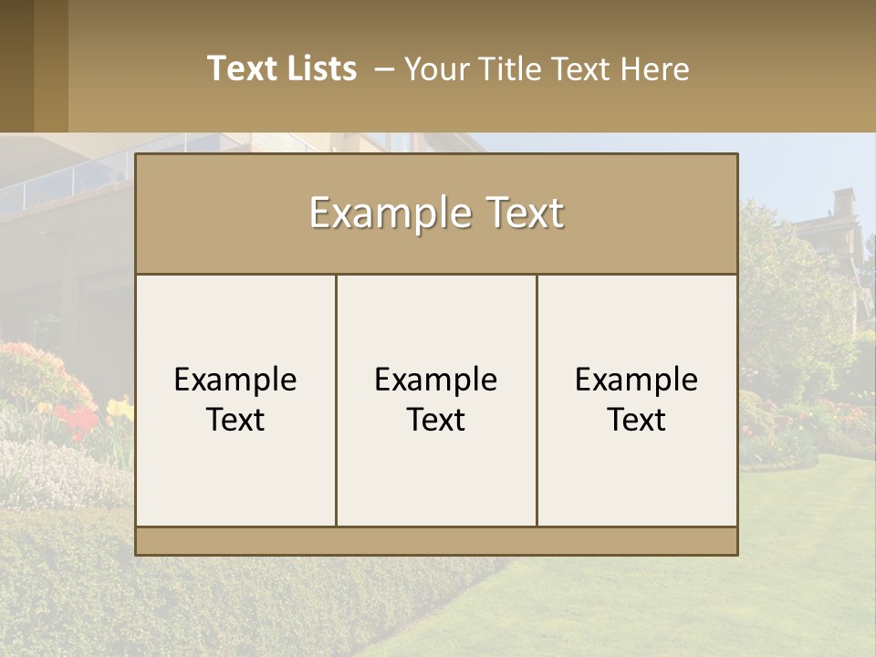 Vacation Home PowerPoint Template