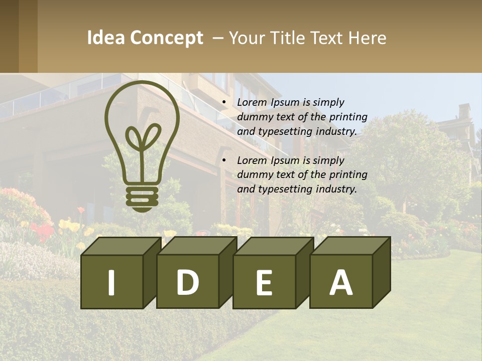 Vacation Home PowerPoint Template