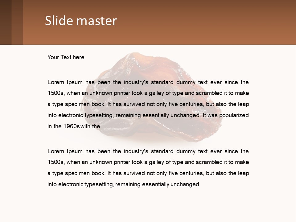 Raisin PowerPoint Template