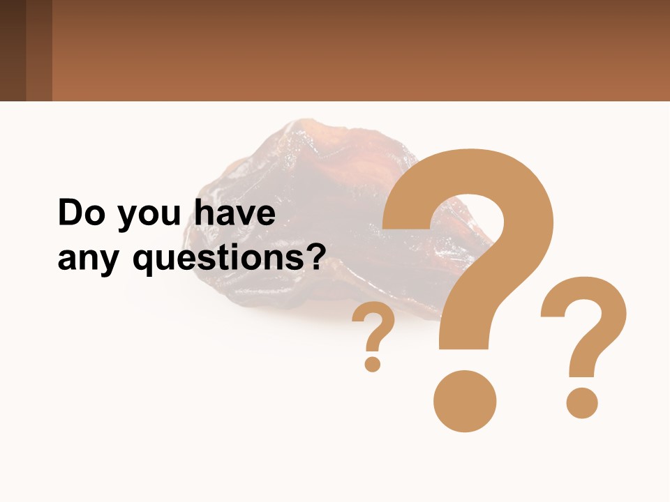 Raisin PowerPoint Template