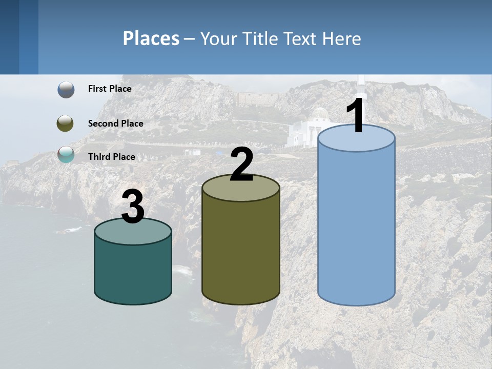 Lighthouse By The Sea PowerPoint Template