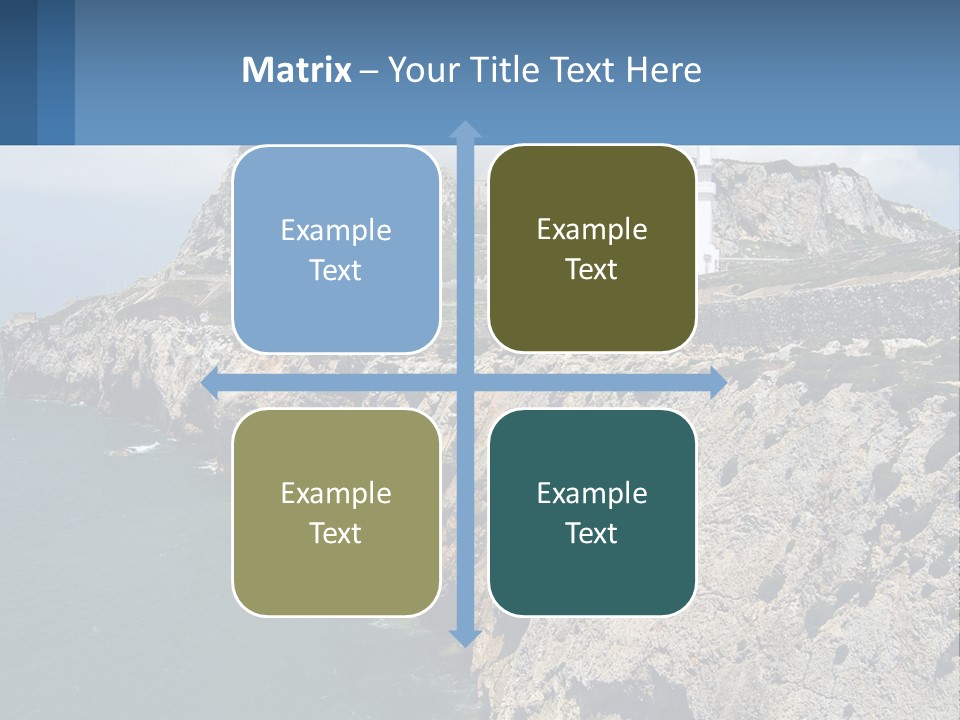 Lighthouse By The Sea PowerPoint Template