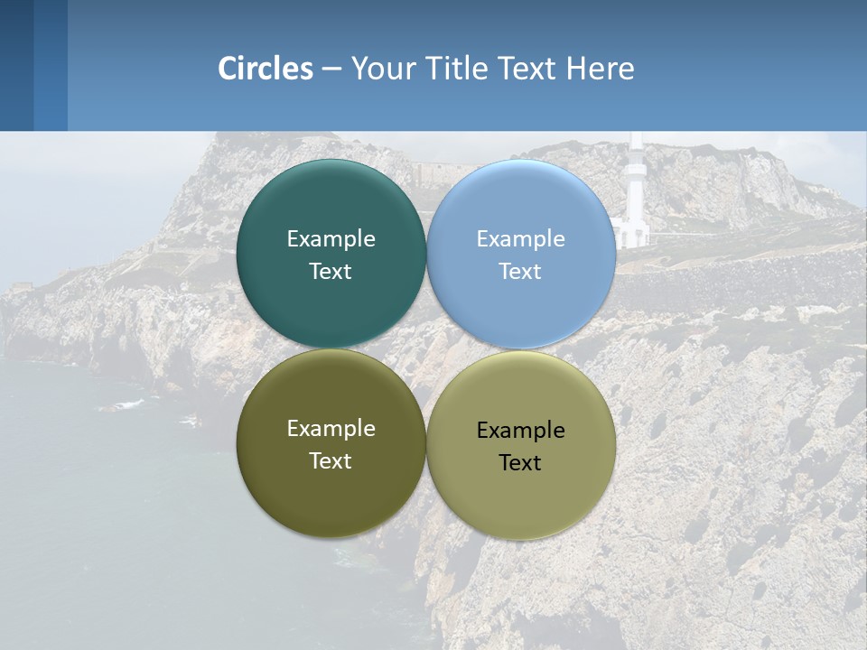 Lighthouse By The Sea PowerPoint Template