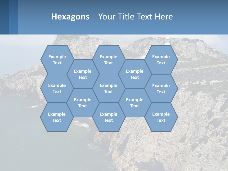 Lighthouse By The Sea PowerPoint Template