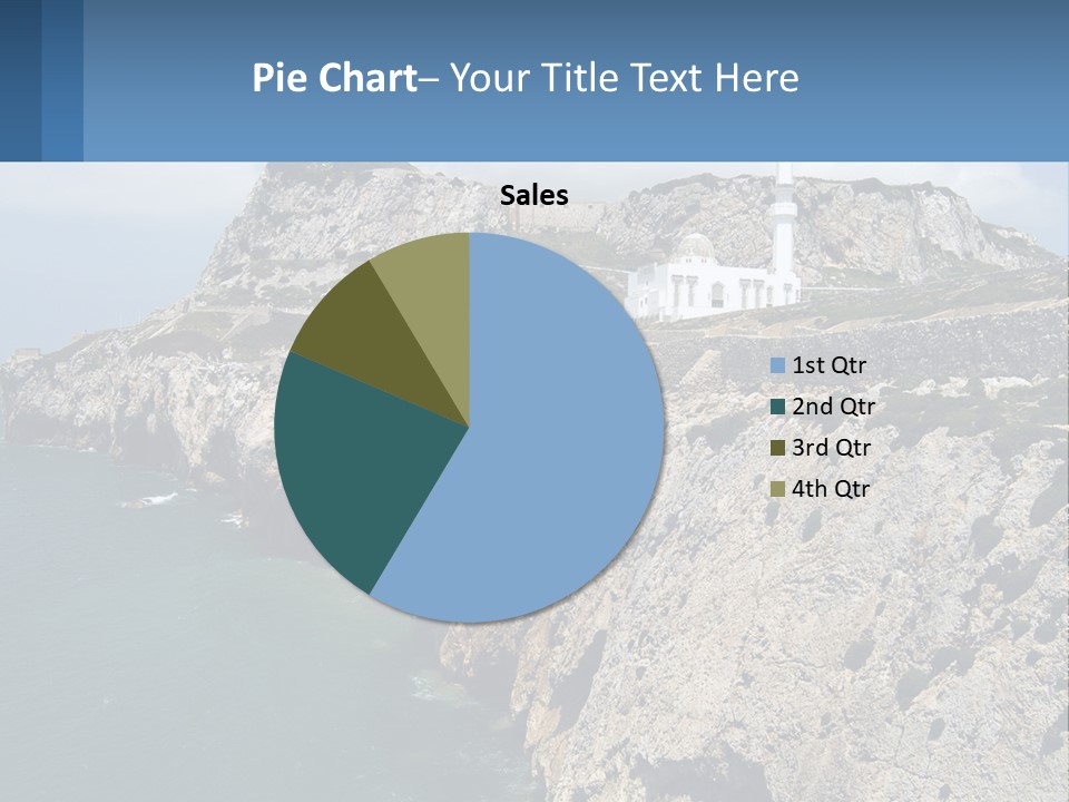 Lighthouse By The Sea PowerPoint Template