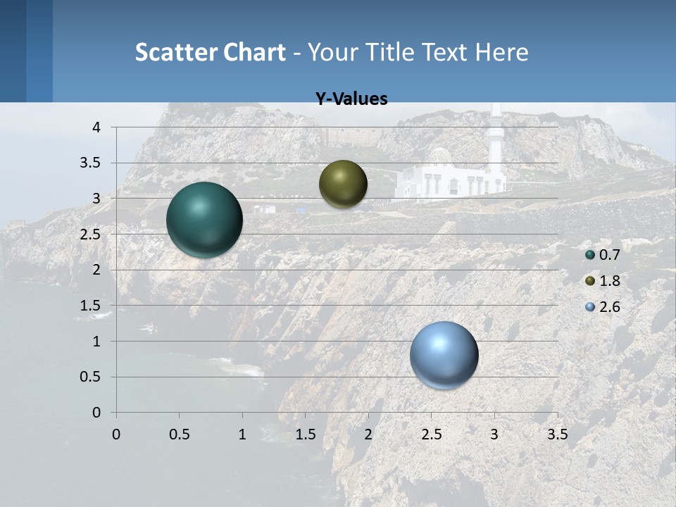 Lighthouse By The Sea PowerPoint Template