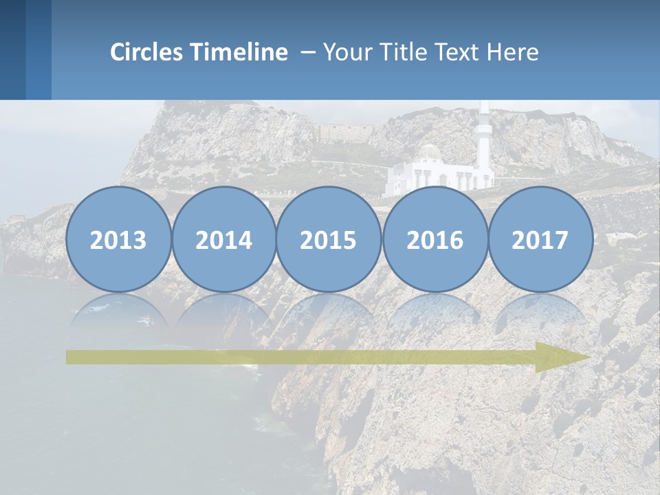 Lighthouse By The Sea PowerPoint Template