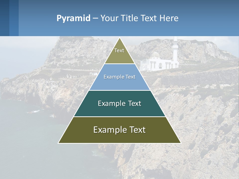 Lighthouse By The Sea PowerPoint Template